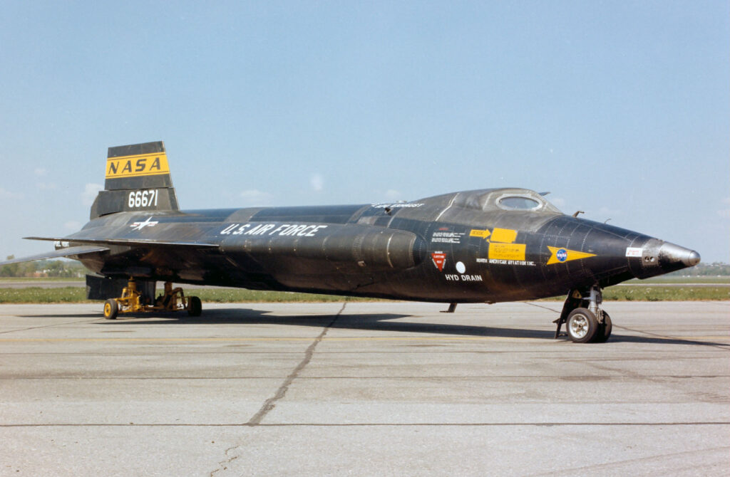 North American X-15A-2 rocket-powered aircraft